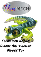 Fleximech Gecko Lizard Flexible Fully Articulated 3d Printed Fidget Toy Choose Your Color