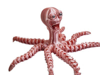 Dieymond Eyes Crazy 3D Printed Octopus Flexible Articulated 5.5" Fidget 8 Legs Bling Toy