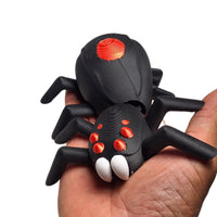 FlexiMech Black Widow Spider Fully Articulated 3d Printed Insect Fidget Toy