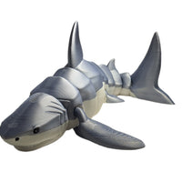FlexiMech Great White Shark 3D Printed Articulated Realistic Ocean Predator Fidget Toy