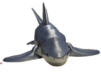FlexiMech Great White Shark 3D Printed Articulated Realistic Ocean Predator Fidget Toy