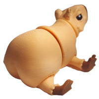 Fleximech Capybara Large 6.5" L Articulated 3d Printed Exotic Pet Fidget Toy Figure