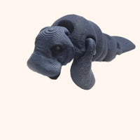 Flexibabies Cute Micro Baby Platypus Articulated 3d Printed 1.5" Fidget Toy