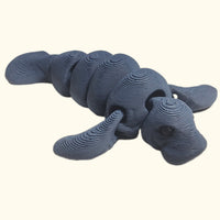 Flexibabies Cute Micro Baby Platypus Articulated 3d Printed 1.5" Fidget Toy