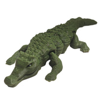 FlexiMech Crocodile 3d Printed American Alligator Flexible Articulated Toy