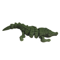 FlexiMech Crocodile 3d Printed American Alligator Flexible Articulated Toy