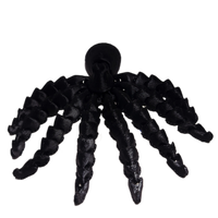 Flexi-Mech Common Octopus 6.5" Long Multicolor Articulated 3d Printed Fidget Toy Choose Color