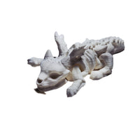 FlexiMech Baby Skelly Dragon 2.5" Long Flexible Fully Articulated 3d Printed Skeleton Fidget Toy (Copy)