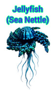 FlexiMech Sea Nettle Jellyfish Multicolor Articulated 3d Printed Sea Creature Fidget Toy