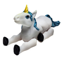 Fleximech Baby Unicorn Articulated 3d Printed 3.5"Fantasy Fidget Toy Figure