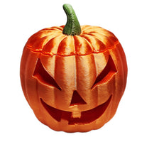 FlexiMech Jackolantern Pumpkin Tealight Lamp 3.5"Tall Sculpture Bone White Tealight Cover Candle Holder