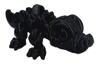 Hungry Crocodile fleximech enigmatoys mechanical fidget toy black