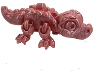 Hungry Crocodile fleximech enigmatoys fidget toy pink