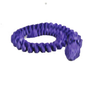 Fleximech articulated rattlesnake fidget toy purple