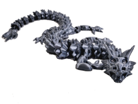 Flexi-Mech Dymond Eyez Royal Elite Dragon Fully Articulated 3d Printed Fidget Toy Bling Choose Color