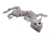 Flexi-Mech Dymond Eyez Royal Elite Dragon Fully Articulated 3d Printed Fidget Toy Bling Choose Color