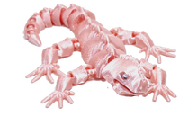 Flexi-Mech Iguana Dymond Eyez Articulated 3d Printed Fidget Toy Choose Your Color And Size