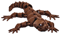 Flexi-Mech Iguana Dymond Eyez Articulated 3d Printed Fidget Toy Choose Your Color And Size
