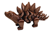 Flexi-Mech Stegosaurus Fully Articulated 3d Printed Fidget Figure Dinosaur Toy