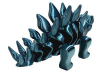 Flexi-Mech Stegosaurus Fully Articulated 3d Printed Fidget Figure Dinosaur Toy