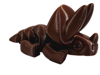 FlexiMech Triceratops Fully Articulated 3d Printed Fidget Figure Dinosaur Toy