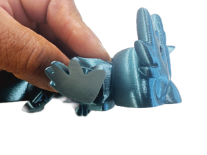 Flexi-Mech Flying Owl Fully Articulated & Mechanical 3d Printed Fidget Figure Bird Toy