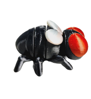 Fleximech Mini Mutations The Fly Mini 1.75" Articulated 3d Printed Scary Fly Insect Fidget Toy