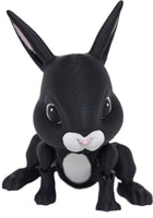 Exclusive 3d Cute Dwarf Rabbit Articulated 3d Printed 4.5" Baby Bunny Fidget Toy