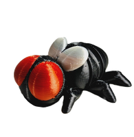 Fleximech Mini Mutations The Fly Mini 1.75" Articulated 3d Printed Scary Fly Insect Fidget Toy