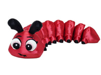 Exclusive3d Caterpillar Cartoon Cute Articulated 6.5" Long 3d Printed Bug Fidget Toy