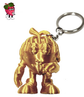 Urban Froot Berrymon 1.75" Keychain Shiny Plastic Cartoon 3d Figure