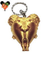 Urban Froot Pee-chez 1.75" Keychain Shiny Plastic Cartoon 3d Figure