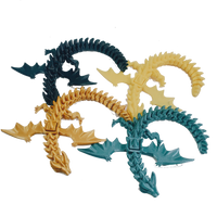 FlexiMech War Dragon Fully Articulated 3d Printed Mechanical Toy Choose Color
