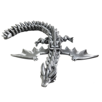 FlexiMech War Dragon Fully Articulated 3d Printed Mechanical Toy Choose Color