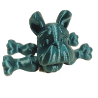 Flexi-Mech Puppy Dog Run Articulated Yorkshire Terrier Mechanical 3d Printed Toy Dog Choose Color