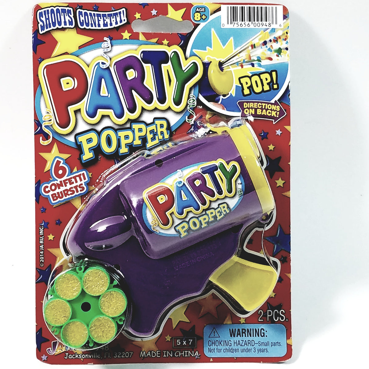 Party Popper Shooting Toy Refill (6 Shots) Inclu | Enigmatoys