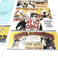 Model Power HO Scale Movie Poster Billboards Set Of 8 1940-1960 Classic Billboards