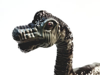 Prehistoric Dinosaur Model Green Brontosaurus B/O Walking 6" Dino Lights & Sound Figure