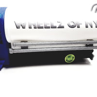 Wheelz Of NY Navy Blue Transport White Tanker Lime Green Rims 3D Printed 6" Truck