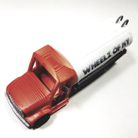 Wheelz Of NY Crimson Red Transport White Tanker Lime Green Rims 3D Printed 6" Truck