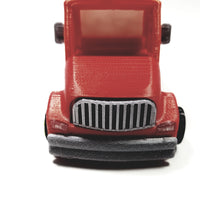 Wheelz Of NY Crimson Red Transport White Tanker Lime Green Rims 3D Printed 6" Truck