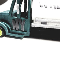 Wheelz Of NY Forest Green Transport White Tanker Lime Green Rims 3D Printed 6" Truck