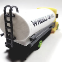Wheelz Of NY Canary Yellow Transport White Tanker Lime Green Rims 3D Printed 6" Truck