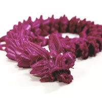 Flexi-Mech Dymond Eyez Royal Elite Dragon Fully Articulated 3d Printed Fidget Toy Bling Choose Color