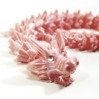 Flexi-Mech Dymond Eyez Royal Elite Dragon Fully Articulated 3d Printed Fidget Toy Bling Choose Color