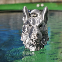 FlexiMech Werewolf Detailed 3d Wolf Head Keychain Silver Tone Keyring Choose Color