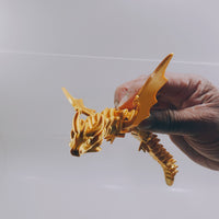 FlexiMech War Dragon Fully Articulated 3d Printed Mechanical Toy Choose Color