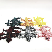 Flexi-Mech Baby War Dragon Fully Articulated 3d Printed Mechanical Toy Choose Color