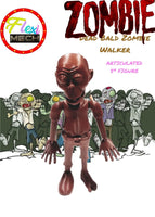 Flexi-MECH Dead Bald Zombie Walker 5" Tall Articulated Figure Choose Color
