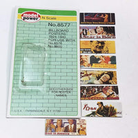 Model Power N Scale Movie Poster Billboards Set Of 8 1924-1940 Classic Billboards